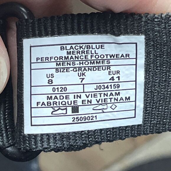 Merrell Select Grip Hydrotrekker Strap Black Performance Sandals Mens Sz 8 - Picture 10 of 10